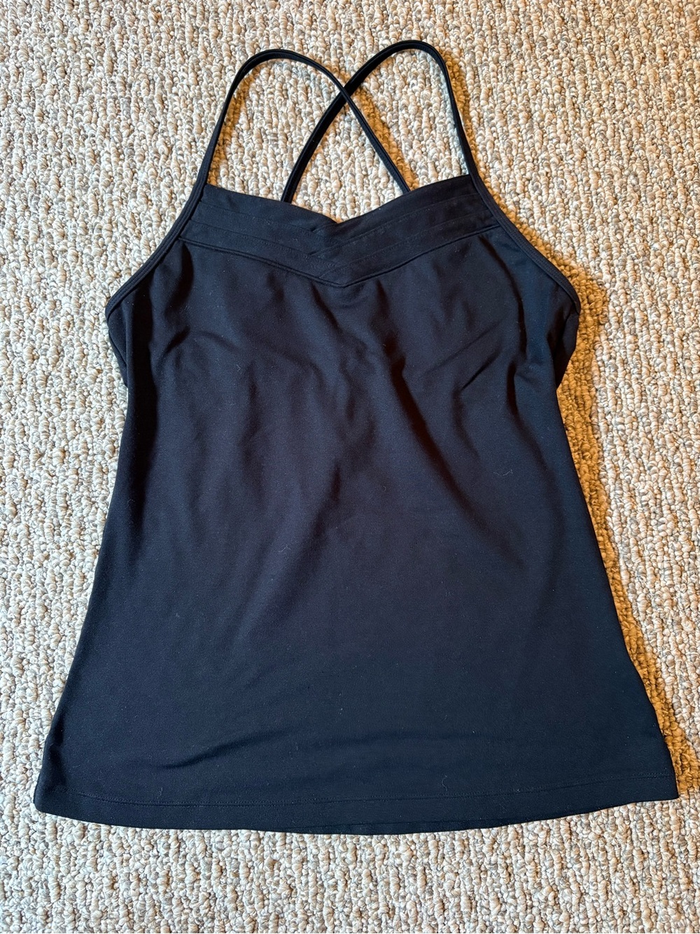 Bloch Dance Black Crisscross Strap Camisole — Size L